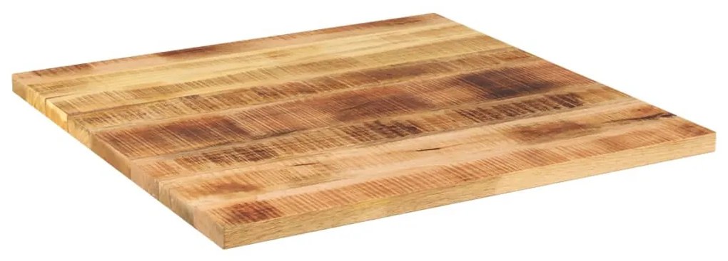 371409 vidaXL Плот за маса, 70x70x3,8см, квадратен, масивно дърво грубо манго