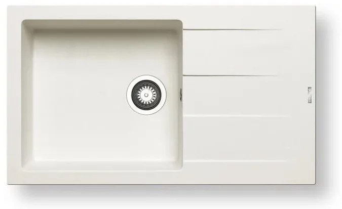 Pyramis 70070611 - Кухненска мивка ATHLOS 86x50 см гранит/бяла