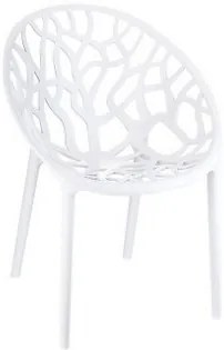 Градински стол Crystal - Glossy White