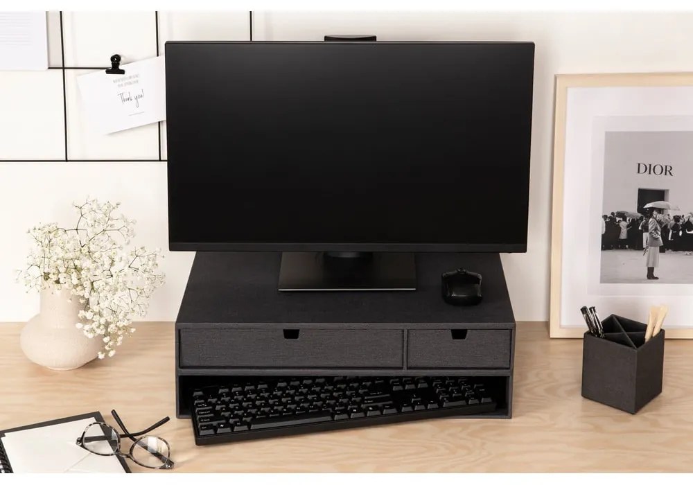 Картонен органайзер с чекмеджета за докумнети Ted Canvas Paper Laminate – Bigso