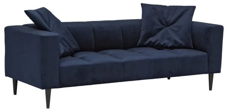 Триместен диван atmosphera Indra, 221x90x75 cm - Тъмносин