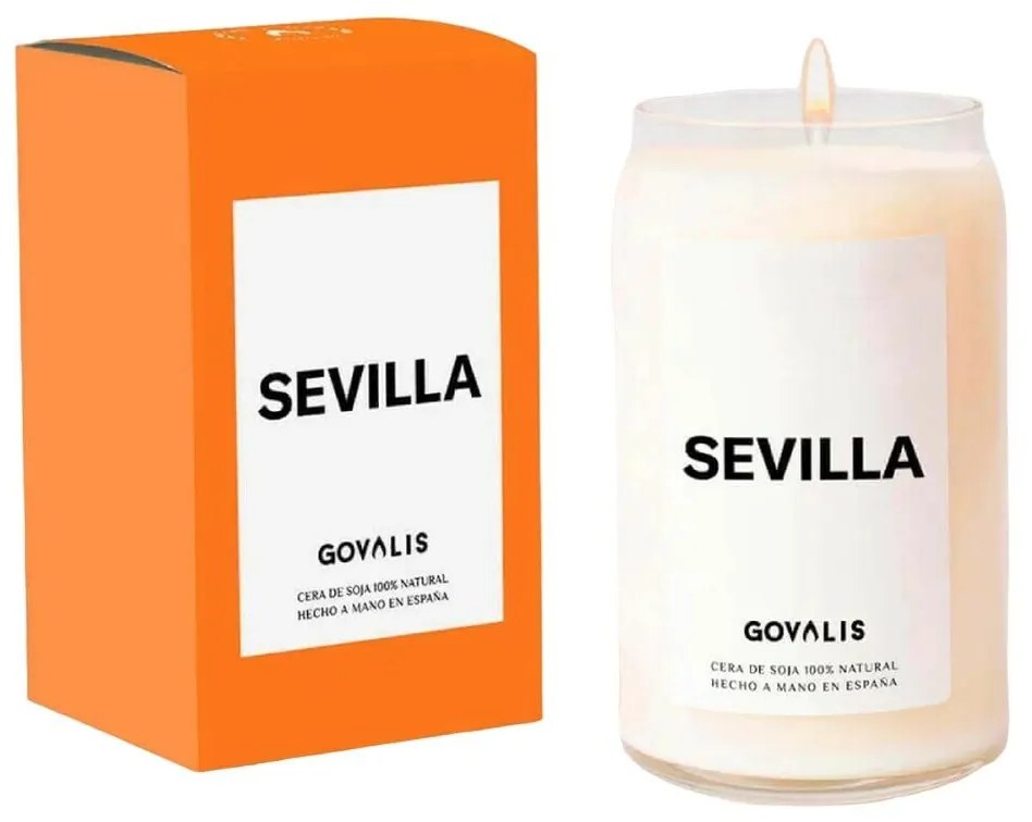 Ароматизирана Свещ GOVALIS Sevilla (500 g)