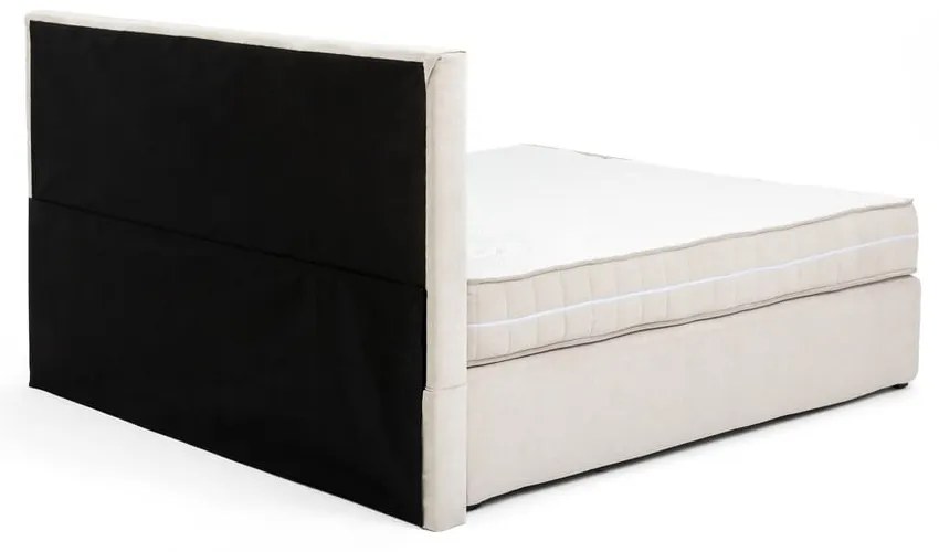 Бежово боксспринг легло 180x200 cm Olia Bold Line – Bonami Selection