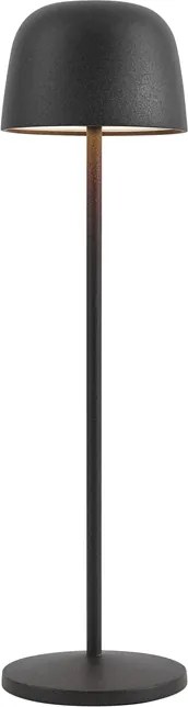 Настолна лампа черна вкл. LED акумулаторна със станция за зареждане IP65 - Raika