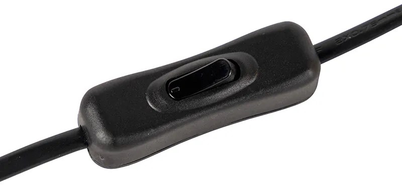 Арт Деко настолна лампа месинг със синьо стъкло - Pallon