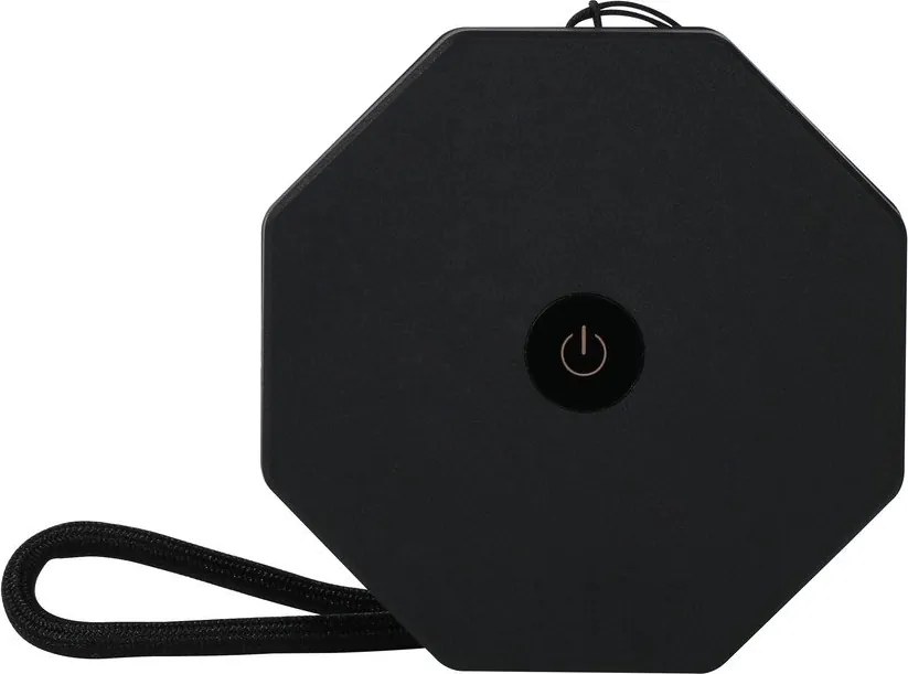 Бяла/черна преносима светлинна декорация с USB ø 8 cm Twist – Gingko