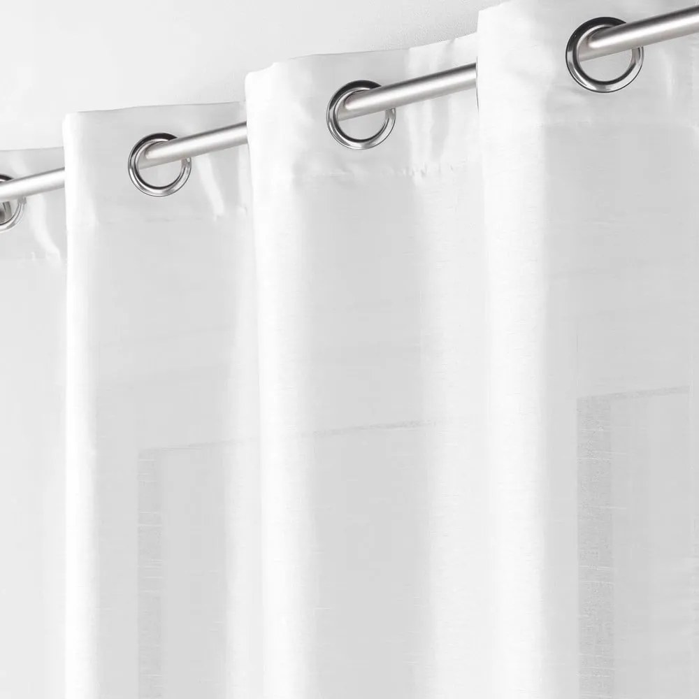 Бяла сатенена завеса 140x240 cm Shana – douceur d'intérieur