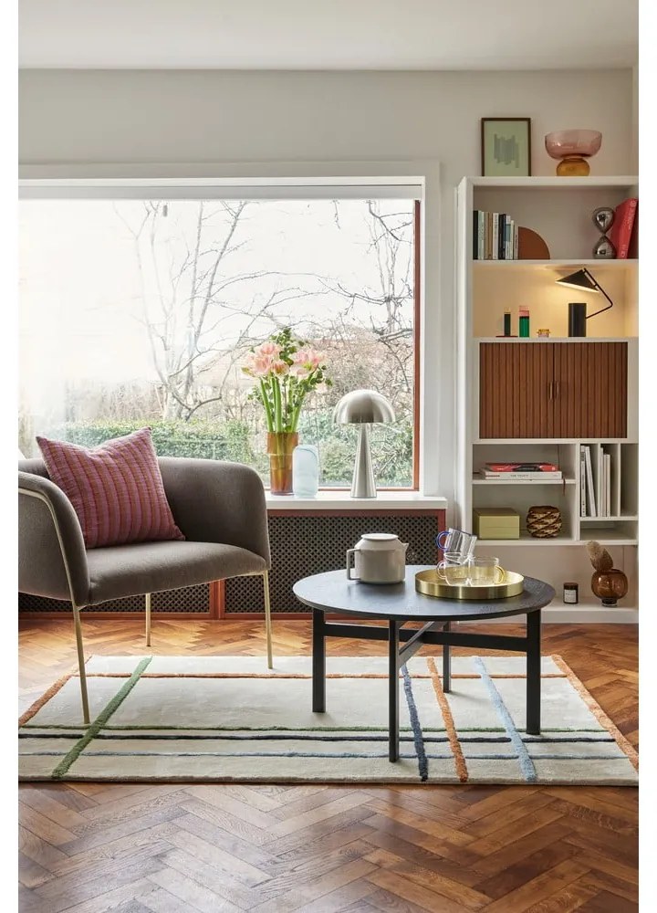 Черна кръгла масичка за кафе ø 80 cm Fjord – Hübsch