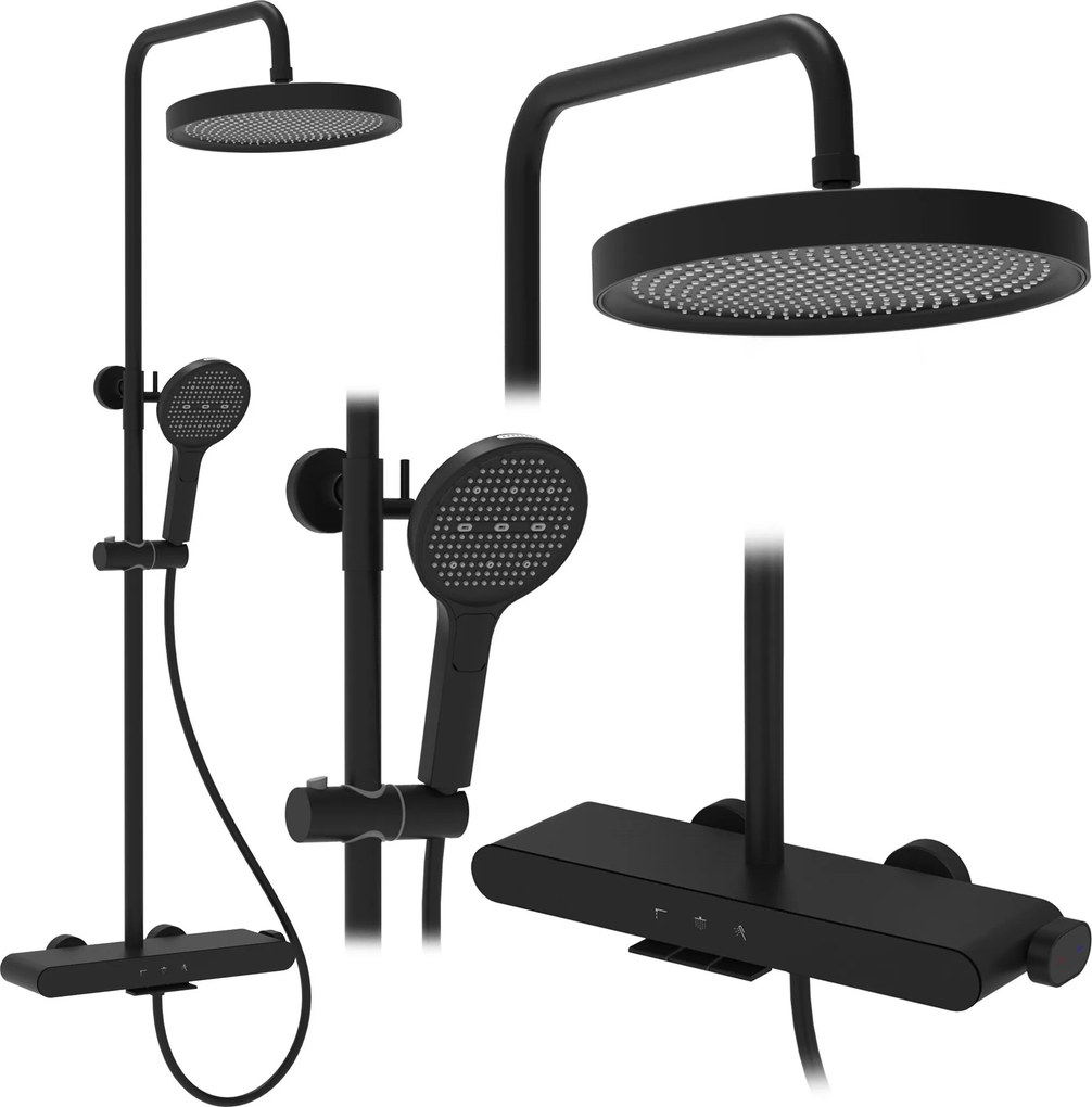 Комплект за душ REA Farel Black