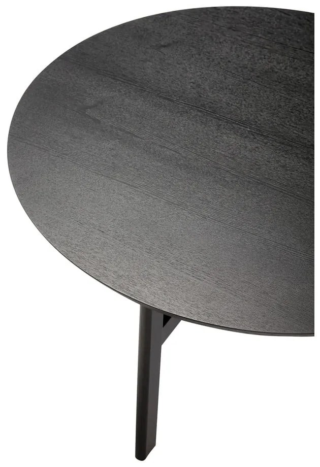 Черна кръгла масичка за кафе ø 80 cm Fjord – Hübsch