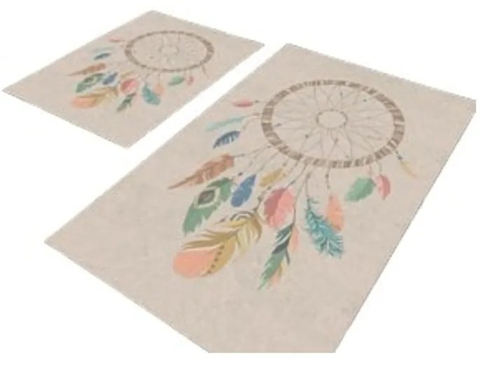 Бежови килими за баня в комплект от 2 бр. 60x100 cm – Mila Home