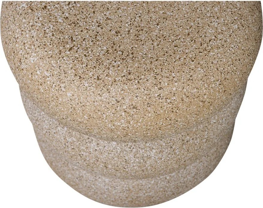 Кръгла градинска масичка от декор от камък ø 40 cm Laurel – WOOOD