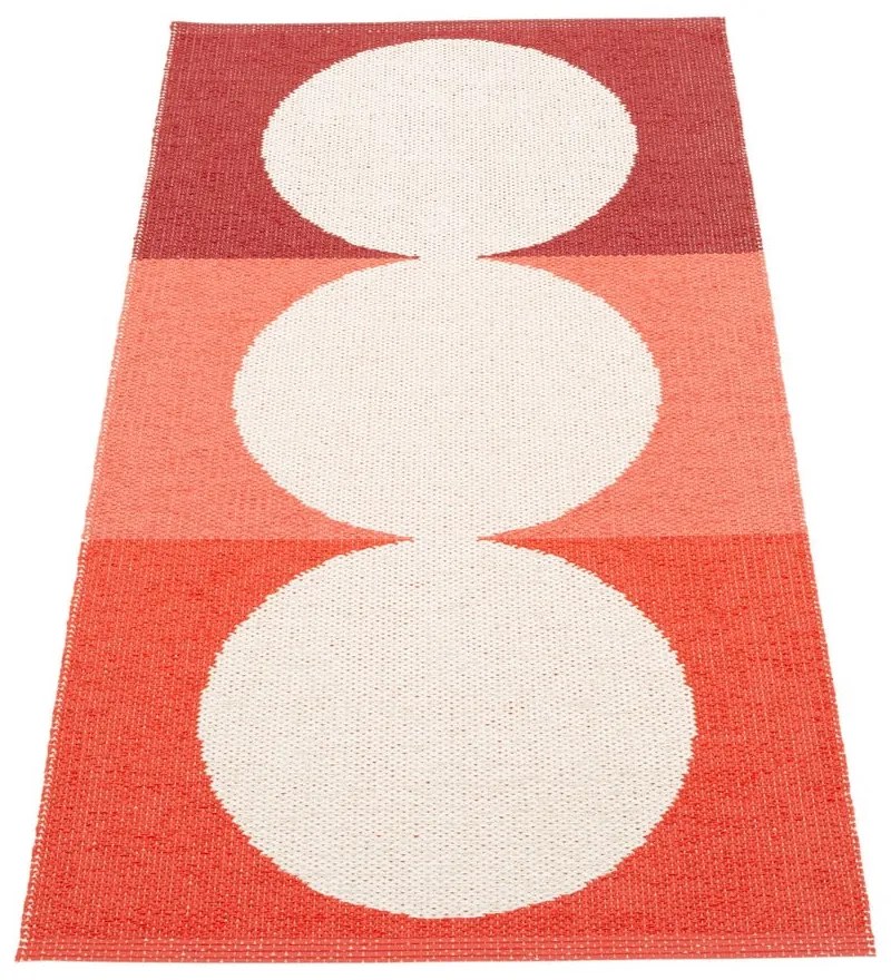 Червен и кремав килим за открито и закрито 70x140 cm Otto Berry – Pappelina