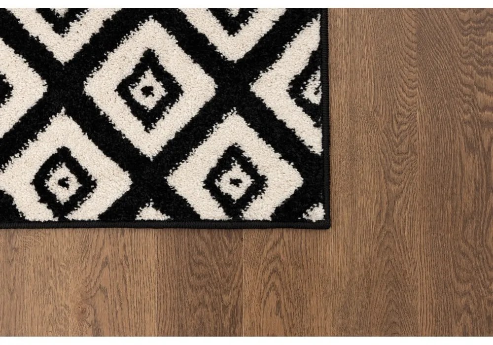 Черно-бял килим 160x220 cm Avanti – FD