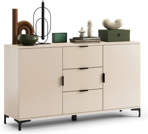 Скрин ЛАНА K-150S Бежов (Шампанско) - СТОЯЩ ШКАФ С 2 ВРАТИ С ЧЕКМЕДЖЕТА