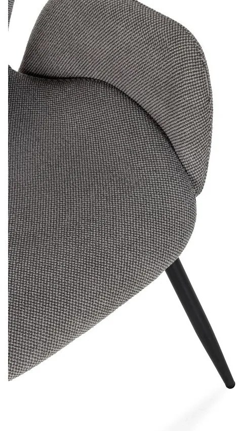 Сиви тапицирани трапезни столове в комплект 2 бр. Ansu – Marckeric