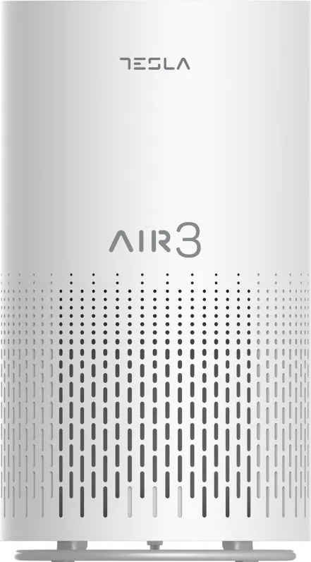 Пречиствател на въздух Tesla Тара Lite 3, 30W, HEPA филтър, Таймер, До 12 м2, Бял
