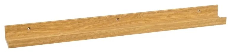 Рафт за картини от дъб в естествен цвят 80 cm – Casa Selección