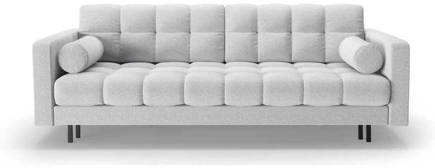 Светлосив разтегателен диван с място за съхранение 222 cm Bali – Cosmopolitan Design