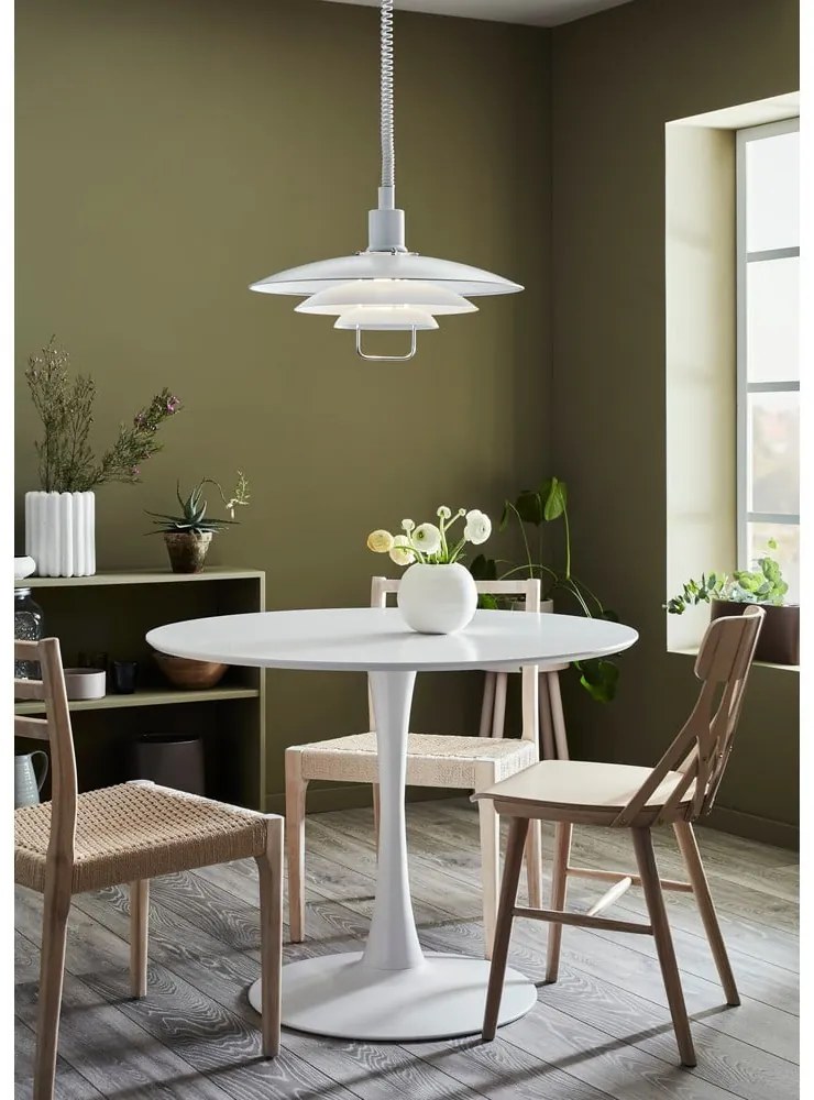 Бяла висяща лампа Kikrenes, ø 48 cm Kirkenes - Markslöjd