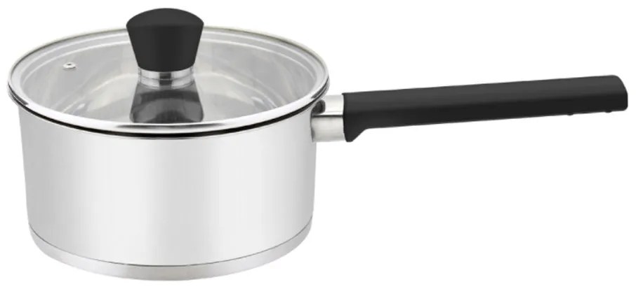 Касерола с капак ZEPHYR ZP 1210 SB16K, 2 литра, 16х10.5 см, Многослойно дъно, Индукция, Инокс