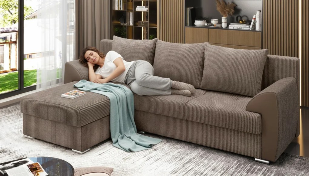 Разтегателен ъглов диван Норд