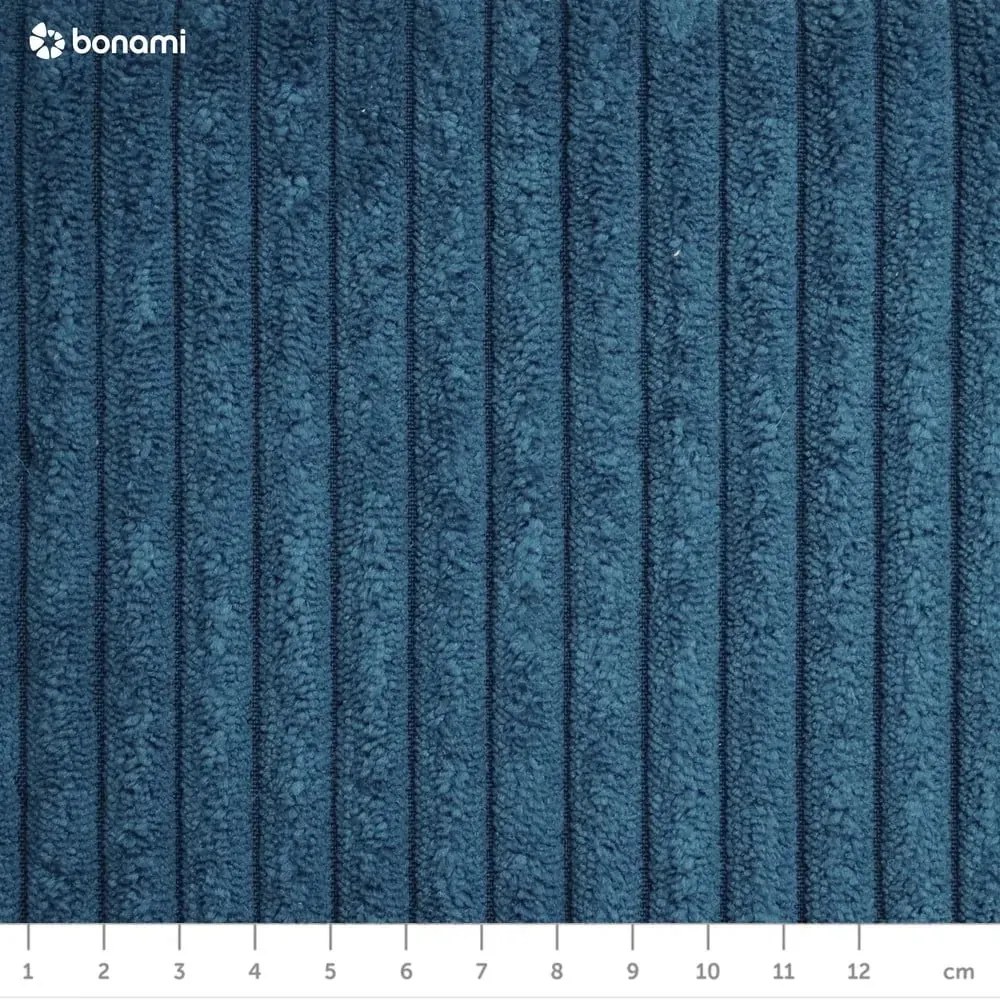 Син велурен разтегателен диван 218 cm Tori - Bonami Selection