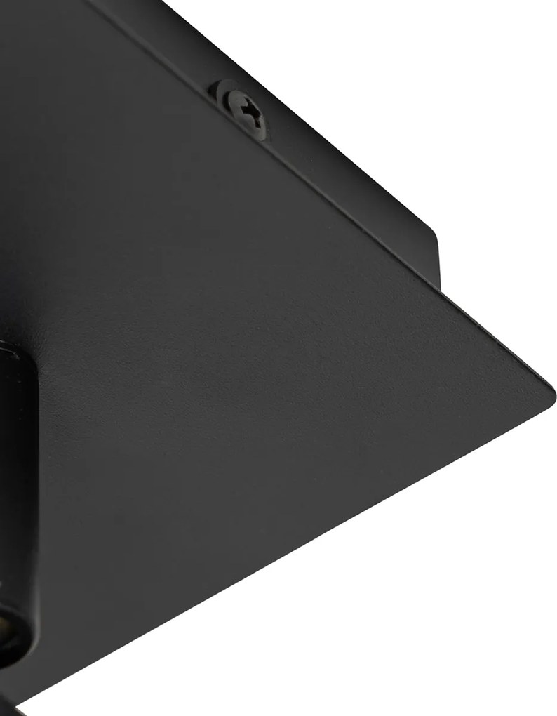 Черен квадратен прожектор за баня IP44 с WiFi GU10 - Ducha