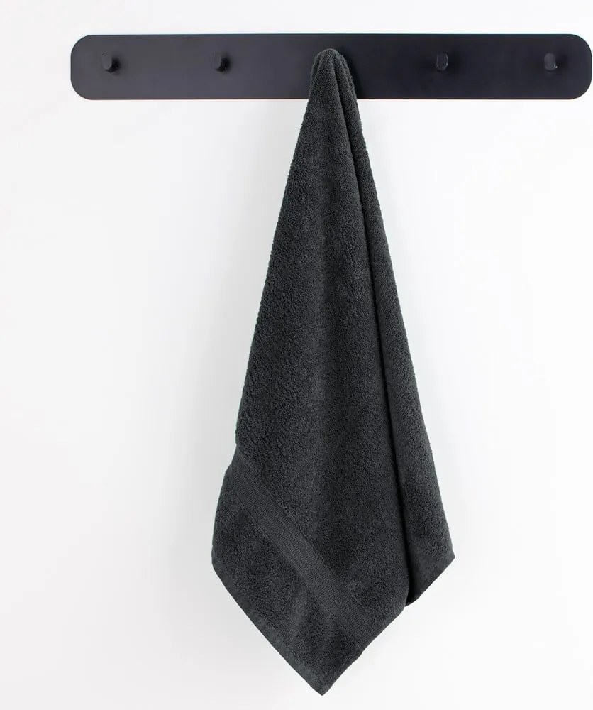 Тъмносиви памучни хавлии и кърпи за баня в комплект от 4 бр. от тери Marina – Restilo