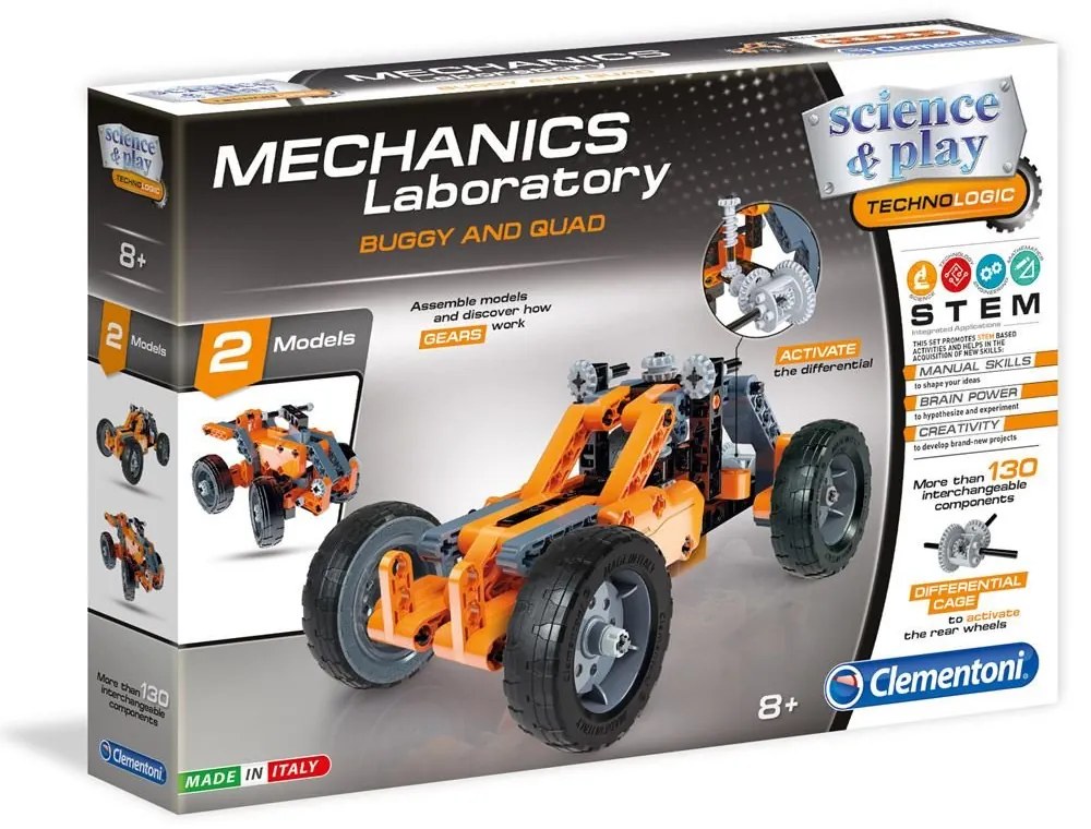 Clementoni - Mechanics Laboratory Конструктор Бъги 130ч. 75015