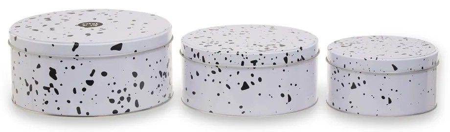 Метални кутии в комплект 3 бр. за торти Speckled – Premier Housewares
