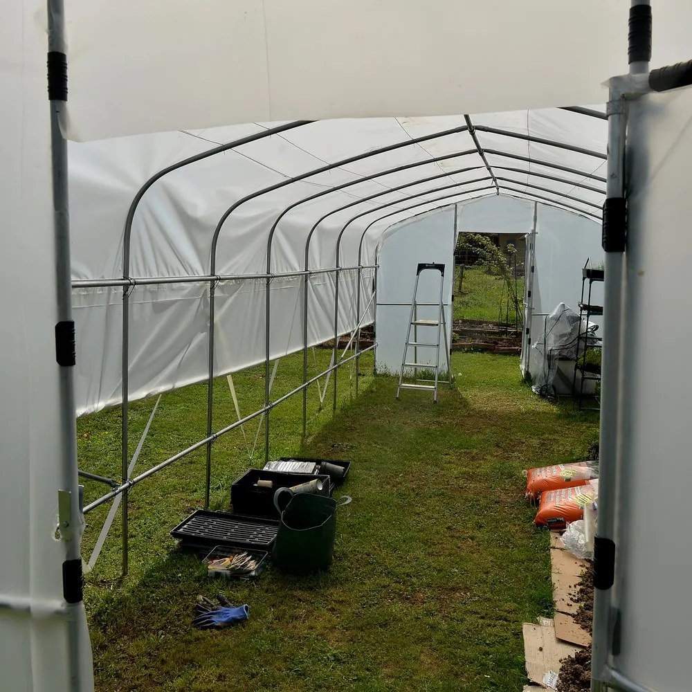 Професионална модулна оранжерия Tunnel Pro System 3 - 18 кв.м. с две врати (6x3x2m)