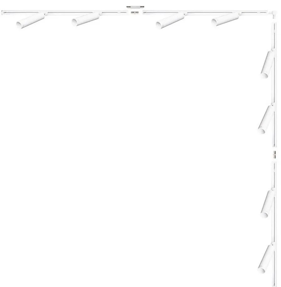 Zuma Line 3589 - Точково осветително тяло за шинна система LULU 8xGU10/35W/230V бяло