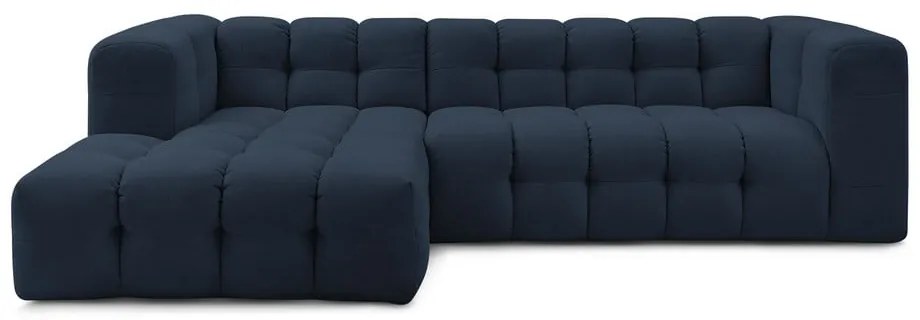 Тъмносин ъглов диван Cloud – Bobochic Paris