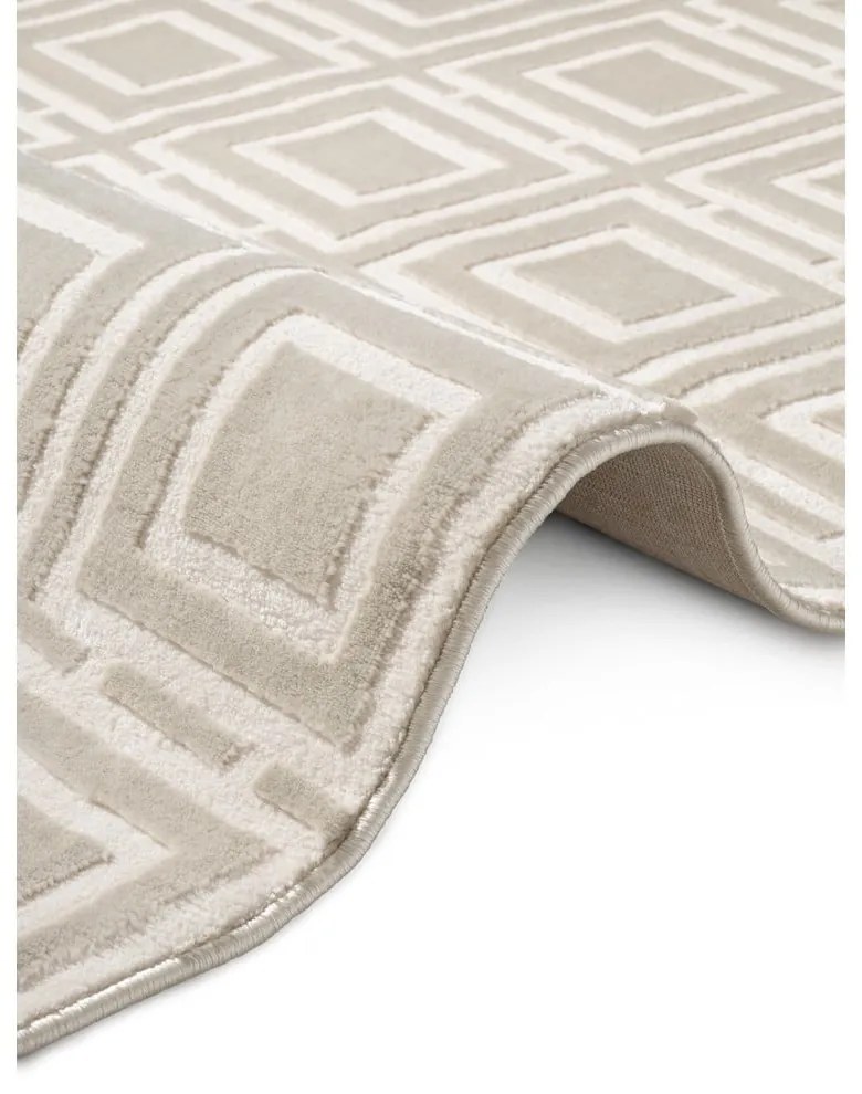 Кремав килим 120x170 cm Perles Howlite – Elle Decoration