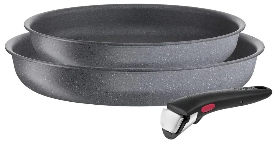 Комплект алуминиеви съдове за готвене 3 бр. Ingenio Natural Force - Tefal