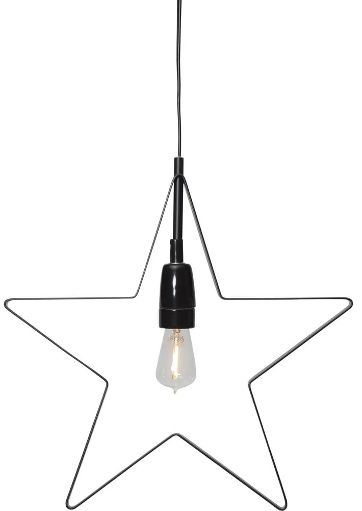 Черна светлинна декорация с коледен мотив Orbit - Star Trading