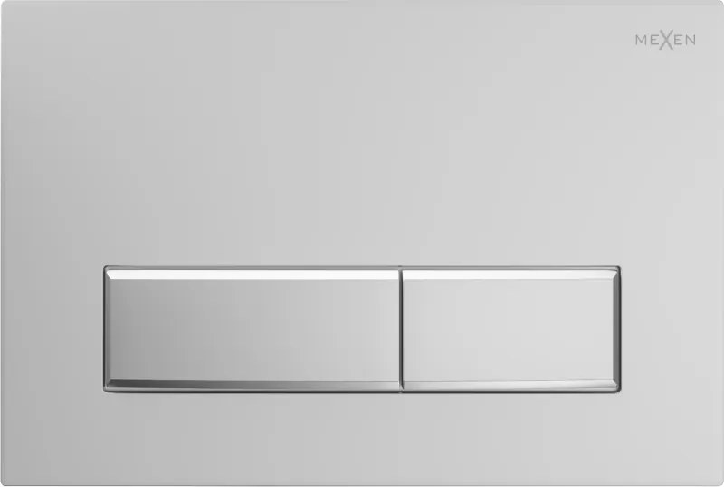 Mexen Fenix Air 09 пневматичен бутон за изплакване, матов хром - 6A0902