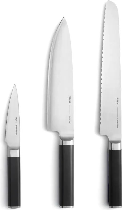 Ножове от неръждаема стомана в комплект от 3 бр. Trino – FABINI