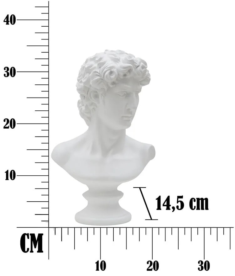 Бяла декоративна статуетка Roman - Mauro Ferretti