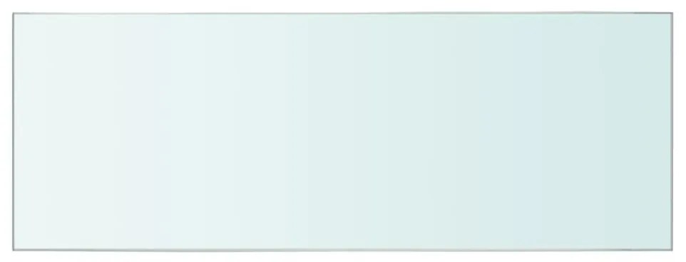 243812 vidaXL Плоча за рафт, прозрачно стъкло, 40 x 12 см