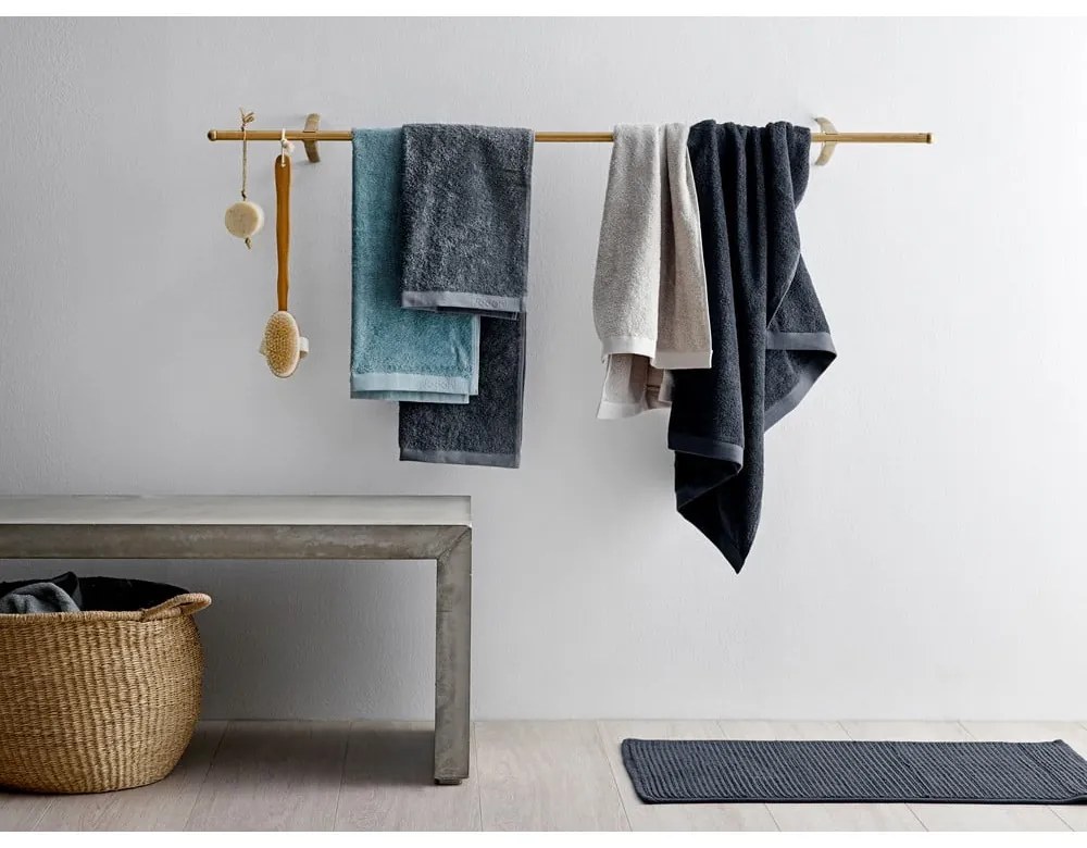 Светлосива памучна кърпа от тери 30x30 cm Comfort – Södahl