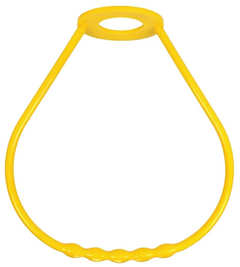 Дръжка за Полилей пластмаса жълта