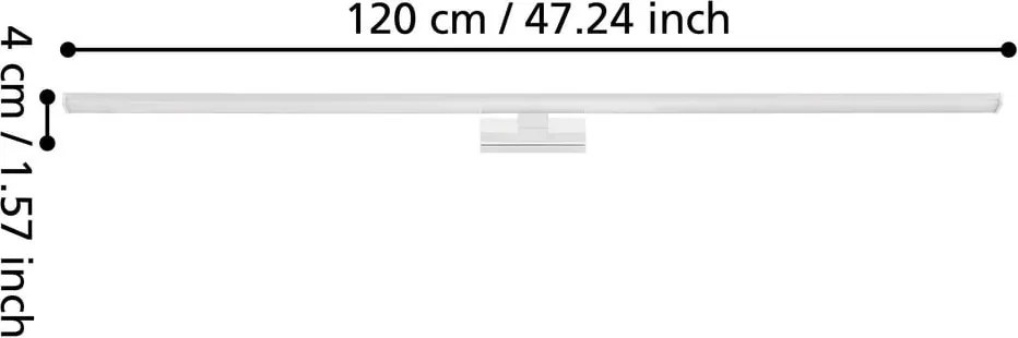 LED стенна лампа в сребрист цвят PANDELLA 1 – EGLO