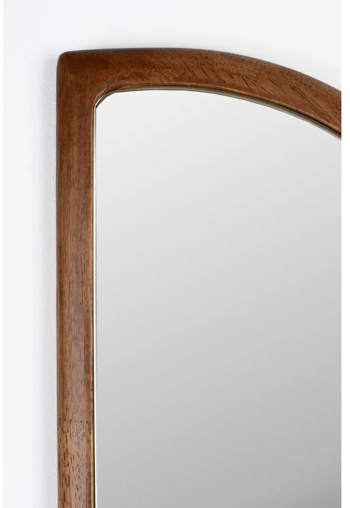 Стенно огледало от масивно дърво 26x120 cm Nyko – White Label