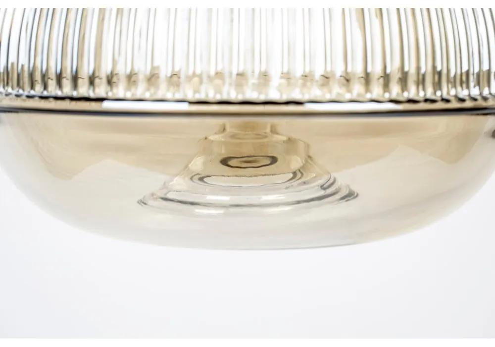 Висяща лампа в златист цвят със стъклен абажур ø 18 cm Robin - White Label