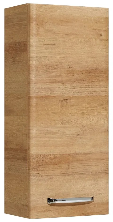 Стенен шкаф за баня от декор от дъб в естествен цвят 70x30 cm Quickset 318 – Pelipal