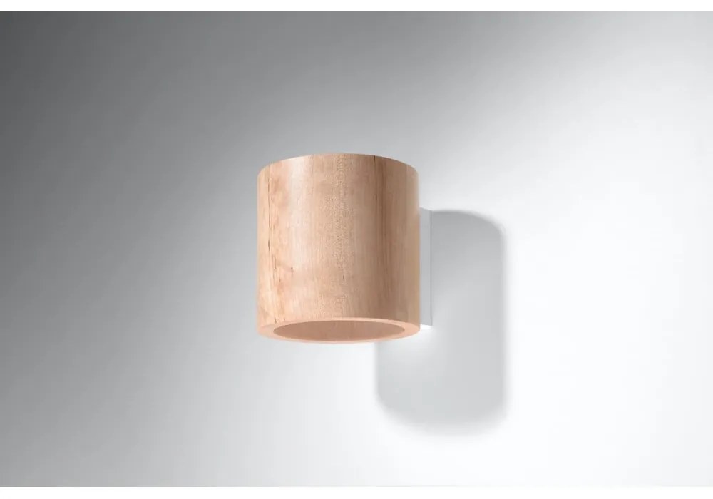 Дървена стенна лампа Roda - Sollux