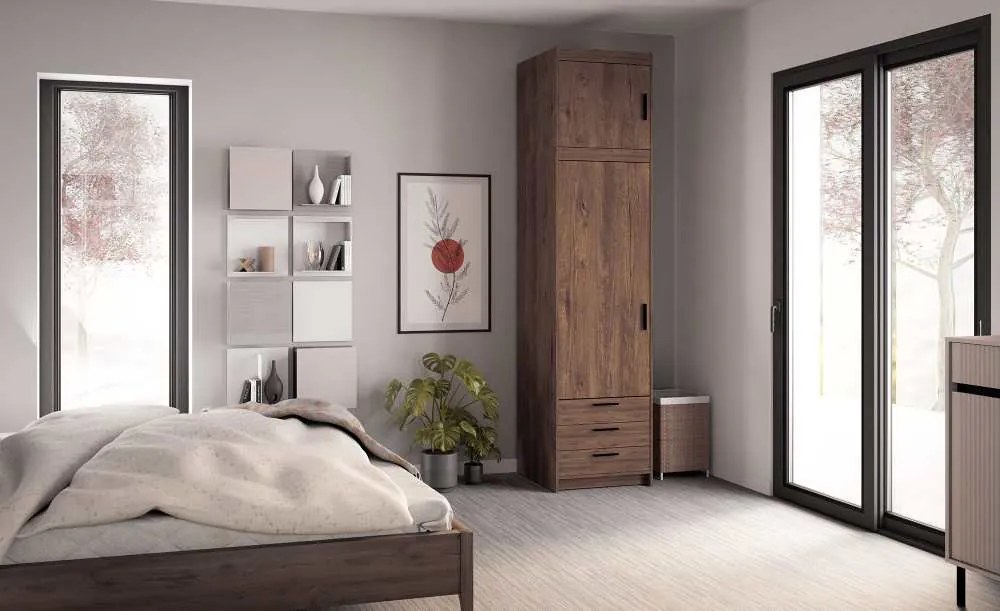 Разширение за гардероб Ester 1D3S-Lefkas Oak