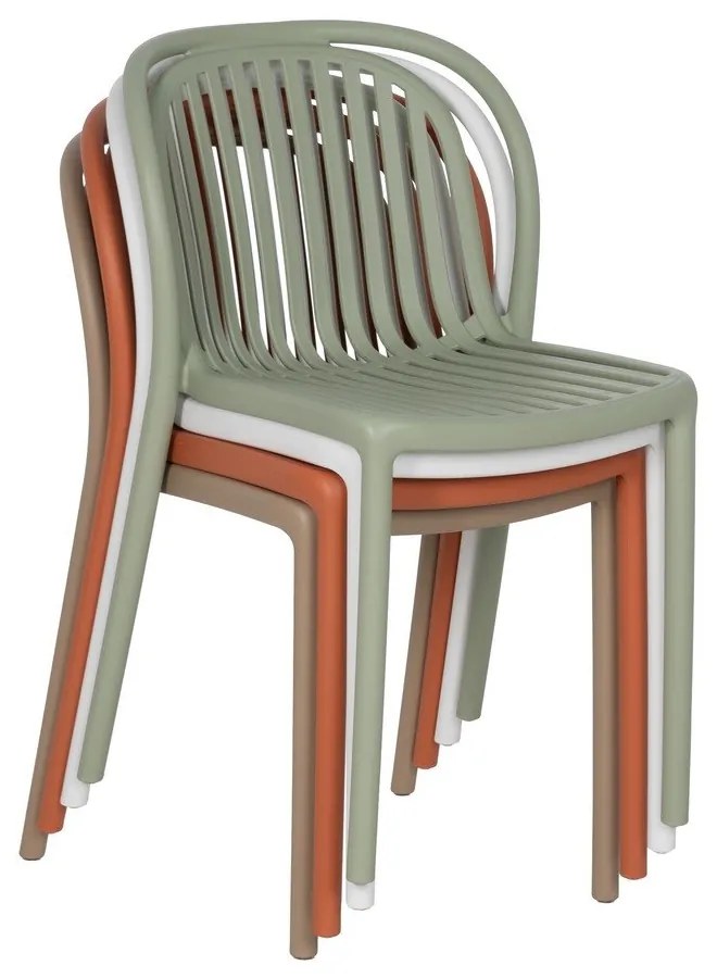 Бежов пластмасов трапезен стол Alia – Ixia